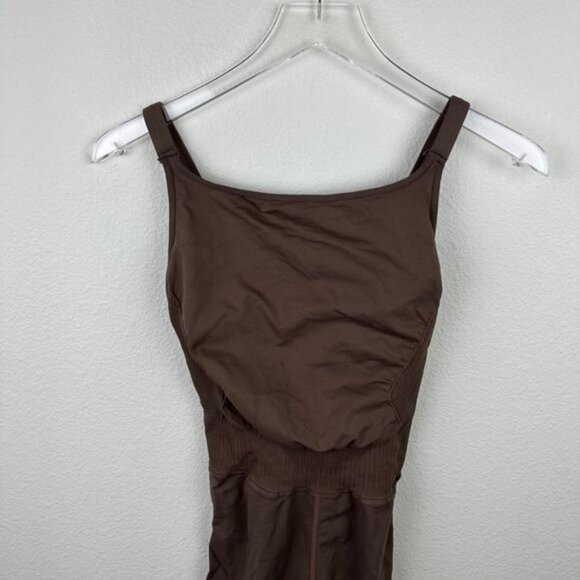 FP Movement Good Karma High-Neck Onesie in Wild Mustang Brown - Picture 6 of 9